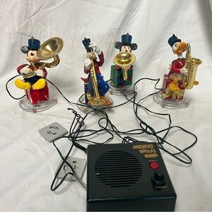 Mickey's Brass Band Figurines with Sound Box